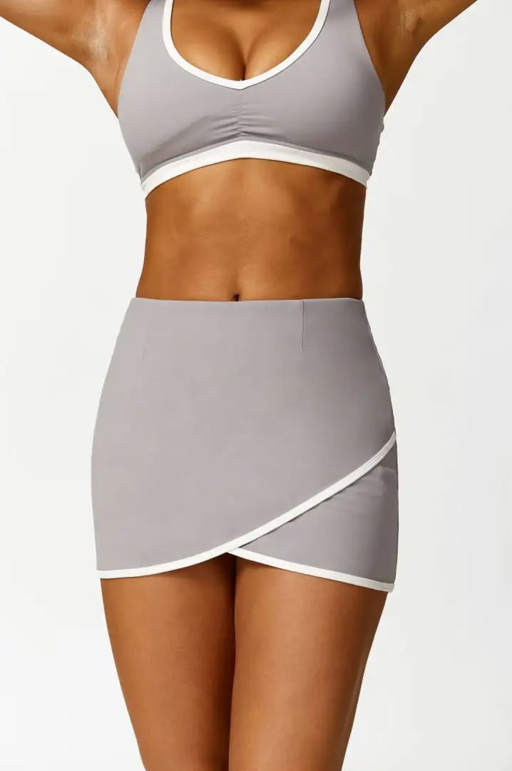 Gray Skort Set